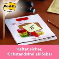 Post-it Bloc-note adhésif, tailles assorties, promo, jaune