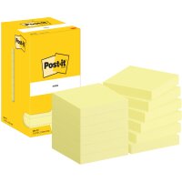 Post-it Bloc-note adhésif, 102 x 76 mm, jaune