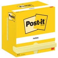 Post-it Bloc-note adhésif, 102 x 76 mm, jaune