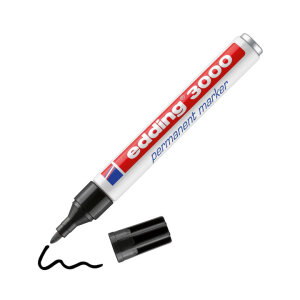 EDDING 3000 Marqueur permanent, pointe ogive, largeur de...