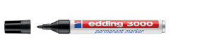 EDDING 3000 Permanentmarker, Rundspitze, Strichbreite 1.5-3 mm, schwarz