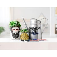 EDDING 3000 Permanentmarker, Rundspitze, Strichbreite 1.5-3 mm, grau