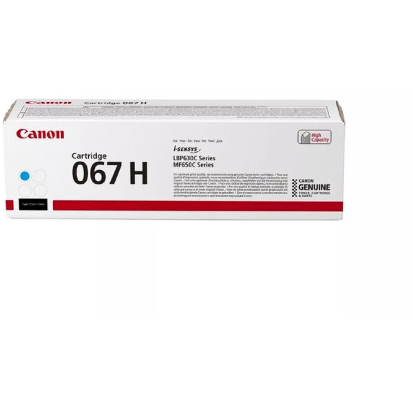 CANON Cartouche toner 067H cyan 5105C002 LBP631Cw/633Cdw 2350 pages