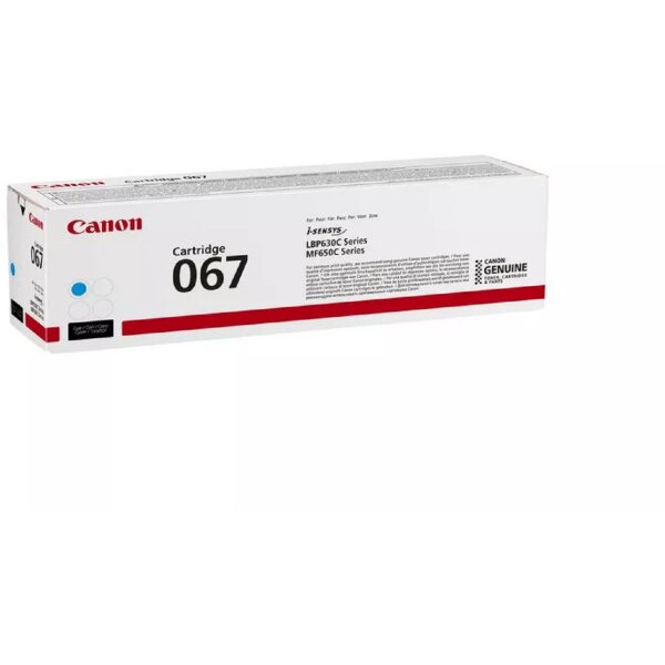 CANON Cartouche toner 067 cyan 5101C002 LBP631Cw/633Cdw 1250 pages