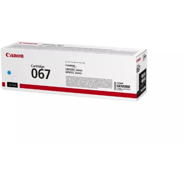 CANON Cartouche toner 067 cyan 5101C002 LBP631Cw/633Cdw 1250 pages