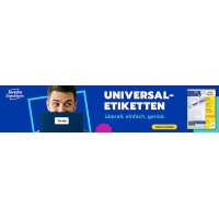 AVERY Zweckform Universal-Etiketten, 48,5 x 16,9 mm, weiss