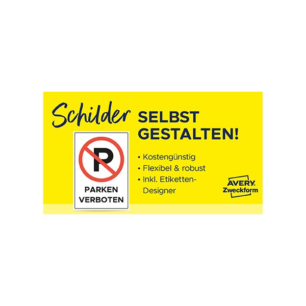 AVERY Zweckform wetterfeste Etiketten, 99,1 x 139 mm, weiss