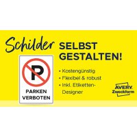 AVERY Zweckform wetterfeste Etiketten, 99,1 x 139 mm, weiss