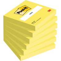 Post-it Haftnotizen notes, 127 x 76 mm, gelb