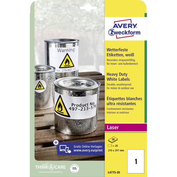 AVERY Zweckform Etiquette, 99,1 x 42,3 mm