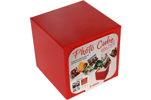 CANON Photo Cube Value Pack CMYBK PGCL560/1 PIXMA TS5350 5x5 PP-201 40Bl.