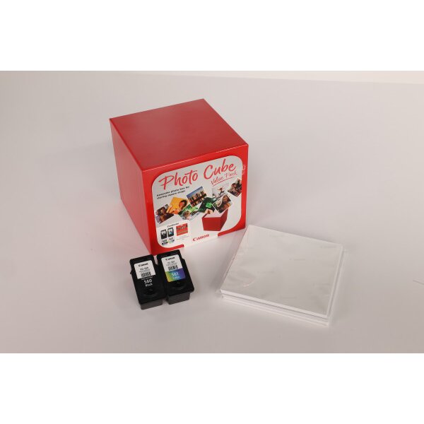 CANON Photo Cube Value Pack CMYBK PGCL560/1 PIXMA TS5350 5x5 PP-201 40fl.