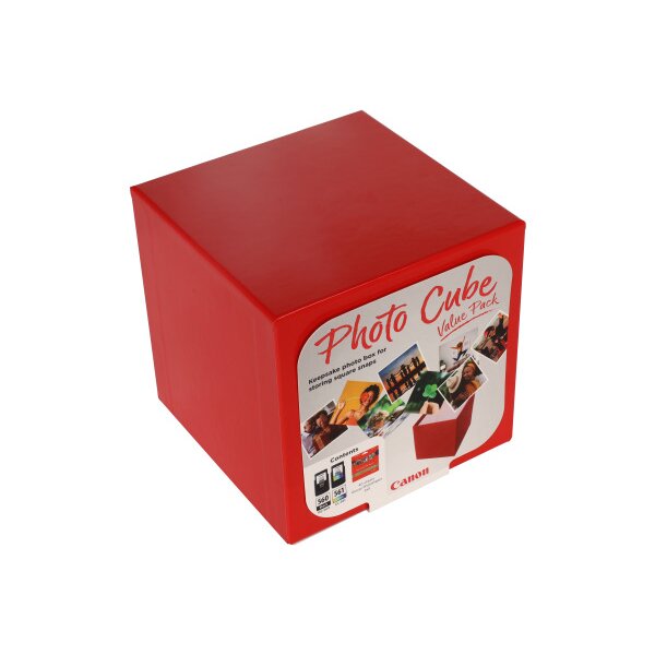 CANON Photo Cube Value Pack CMYBK PGCL560/1 PIXMA TS5350 5x5 PP-201 40fl.