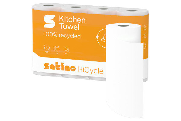SATINO Rouleaux Satino 178320 3 plis, 4 roul. 51 flls.