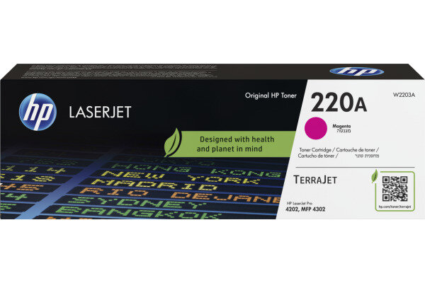 HP Toner-Modul 220A magenta W2203A CLJ Pro 4202/MFP 4302 1800 S.