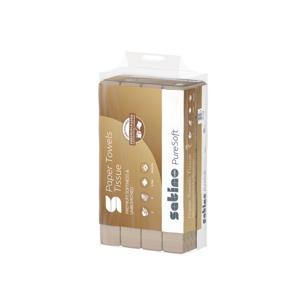 SATINO Serviettes pliées Z 628529 PureSoft 3750 piéces
