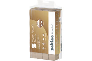 SATINO Serviettes pliées Z 277530 PureSoft 3750...