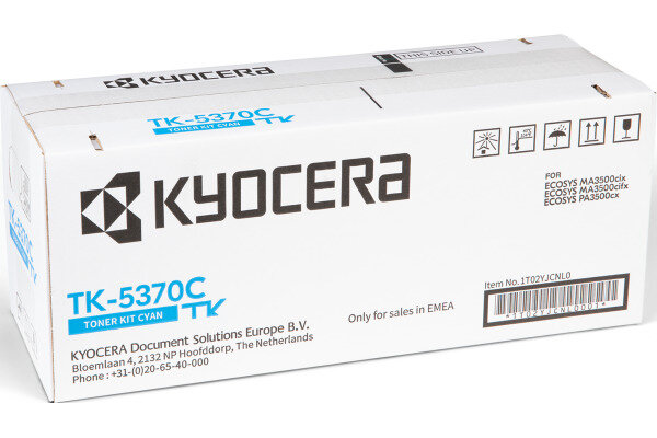 KYOCERA Cartouche toner cyan TK-5370C Ecosys PA3500cx 5000 pages