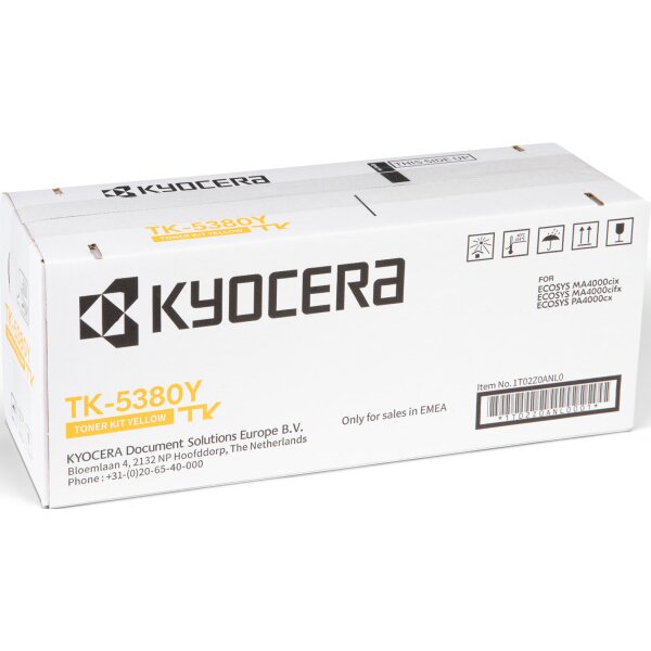KYOCERA Cartouche toner yellow TK-5380Y Ecosys PA4000cx 10000 pages
