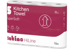 SATINO Papier ménage Satino 26x22cm 175880 3 plis, 4 roul. / 51 flls.