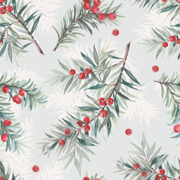 PAPSTAR Weihnachts-Motivservietten "Christmas Wreath"