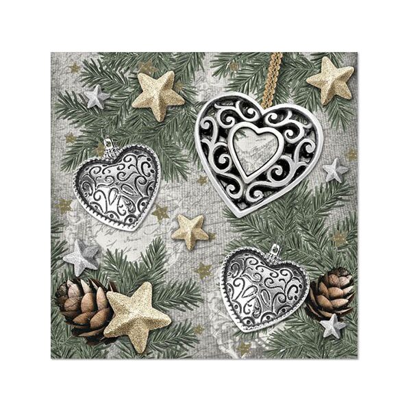 PAPSTAR Weihnachts-Motivservietten "Christmas Wreath"