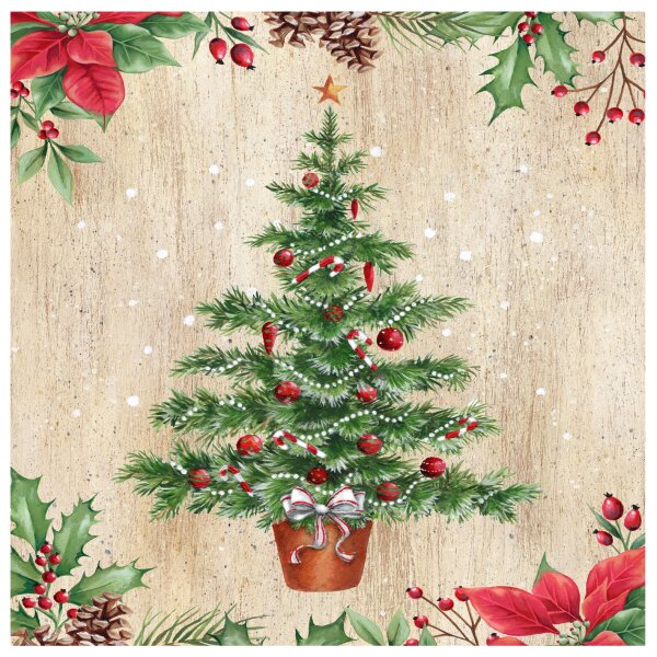 PAPSTAR Weihnachts-Motivservietten "Winter Potpourri"