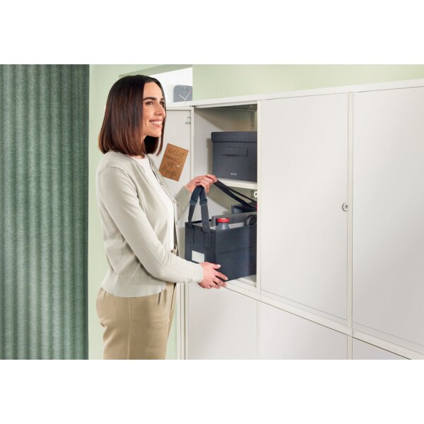 LEITZ Aufbewahrungstasche Desk Sharing, aus Stoff, samtgrau