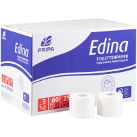 Fripa Toilettenpapier Edina, 3-lagig, hochweiss,...