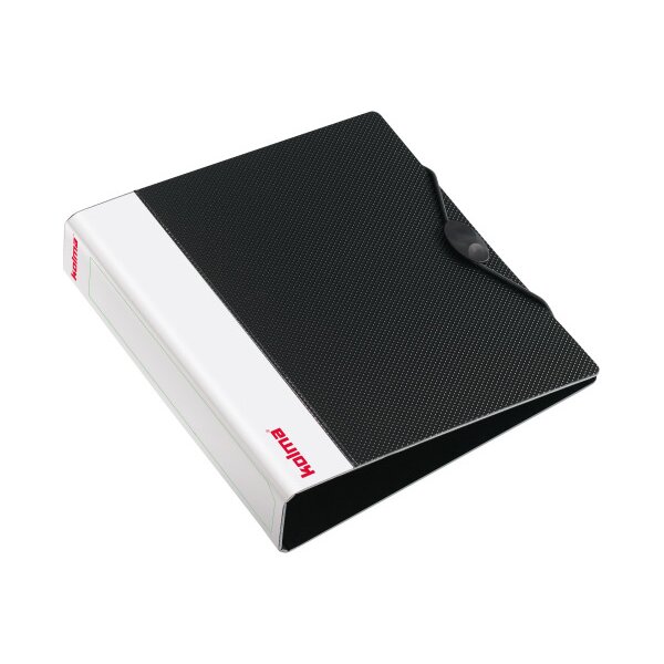 KOLMA Ringbuch LineaVerde Premium 02.105.06 2 Ringe schwarz A5