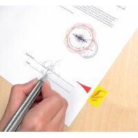 Post-it Haftmarker Index Symbol "Unterschrift",...