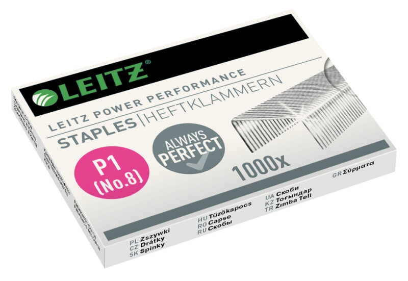 LEITZ Agrafe 24/6, zingu&eacute;