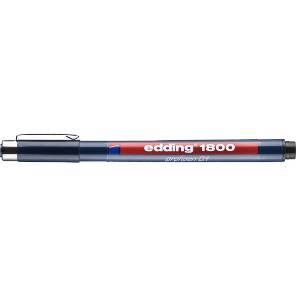 EDDING Profipen 1800 0.10-0.25mm 1800-1-01 noir