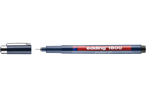 EDDING Profipen 1800 0.10-0.25mm 1800-1-01 schwarz