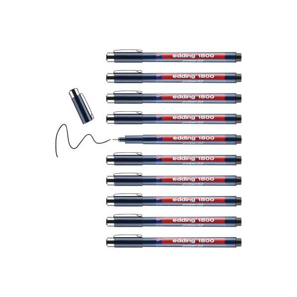 EDDING Profipen 1800 0.35mm 1800-1-03 noir