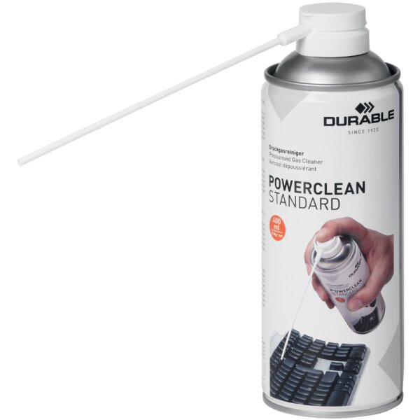 DURABLE Gaz d&eacute;poussi&eacute;rant POWERCLEAN STANDARD, 400 ml