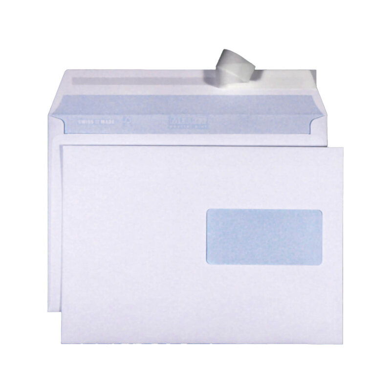INTERNETSTORE Enveloppe C5 fen&ecirc;tre &agrave; droite blanc 100g - 500 pi&egrave;ces