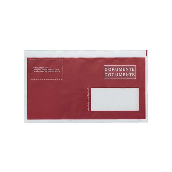 Dokumententaschen C6/5 Fenster rechts (250 Stück)