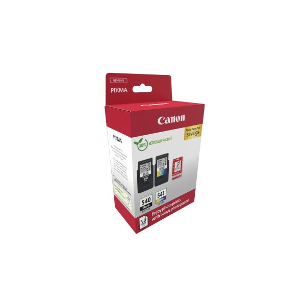 CANON Photo Value Pack noir/color PGCL540/1 PIXMA MG2150 GP-501 50fl.