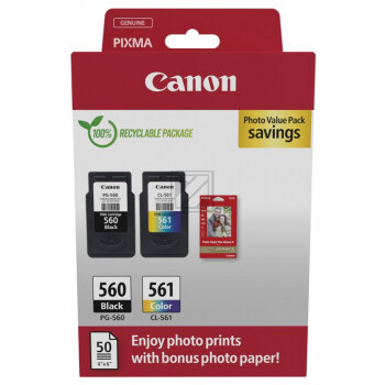 CANON Photo Value Pack noir/color PGCL560/1 PIXMA TS5350 7.5/8.3ml