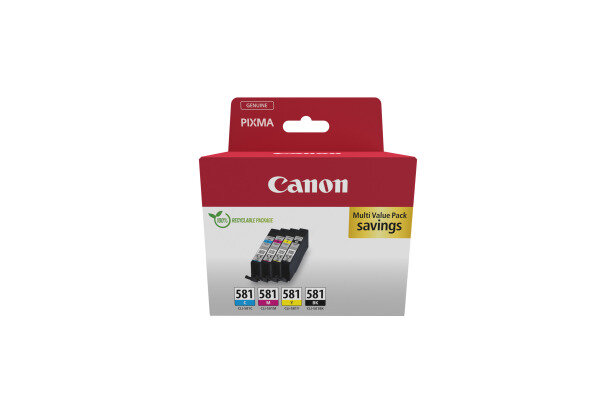 CANON Multipack Tinte BKCMY CLI-581BKCMY Pixma TR7550 4x5.6ml