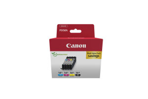 CANON Multipack Tinte BKCMY CLI-581BKCMY Pixma TR7550...