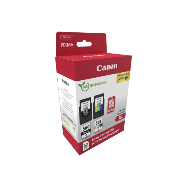 CANON Photo Value Pack XL CMYBK PGCL560/1 PIXMA TS5350 GP-501 50Bl.