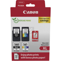 CANON Photo Value Pack XL CMYBK PGCL560/1 PIXMA TS5350...