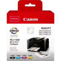 CANON Multipack Tinte BKCMY PGI-1500 MAXIFY MB2050 MB2350...