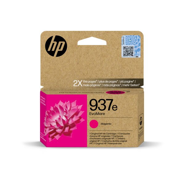 HP Tintenpatrone 937e magenta 4S6W7NE OfficeJet 9110b/9120 1650 S.
