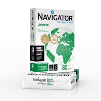 NAVIGATOR Universal Premiumpapier hochweiss A4 80g - 1/4 Palette (25000 Blatt)