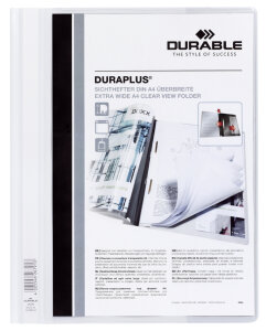 DURABLE Schnellhefter DURAPLUS, DIN A4, weiss,...