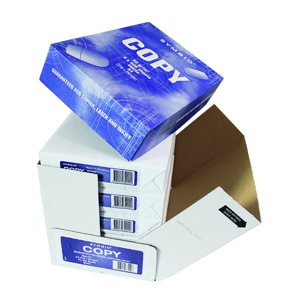 SYMBIO Copy Universalpapier weiss A4 80g - 4 Kartons (10000 Blatt)