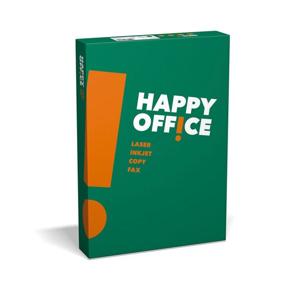 Papier universel HAPPY OFFICE blanc A4 80g - 4 cartons (10000 feuilles